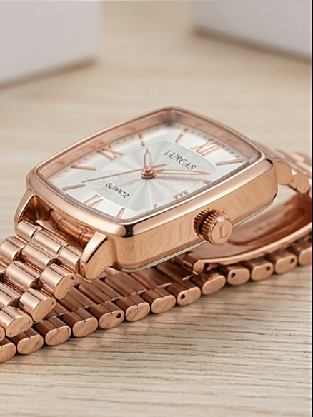 Lurcas Elegance Cushion-Case Quartz