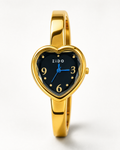 Gold-Tone Heart-Shaped ZIDO Women's Watch