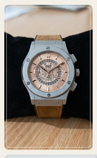 Hublot Classic Fusion Titanium Deep Blue Skeleton
