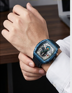 T5 Chrono "Titanium Sky" Skeleton - The Apex of Blue Steel and Precision
Company: T5 Timepieces