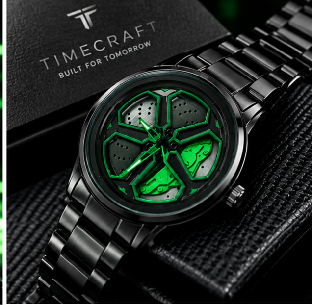TIMECRAFT Neon Forge — The Future on Your Wrist