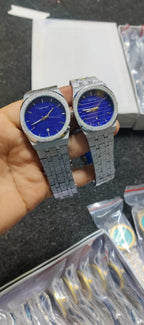 Calvin Klein  Dial Silver Couple Watches – Luxury Edition