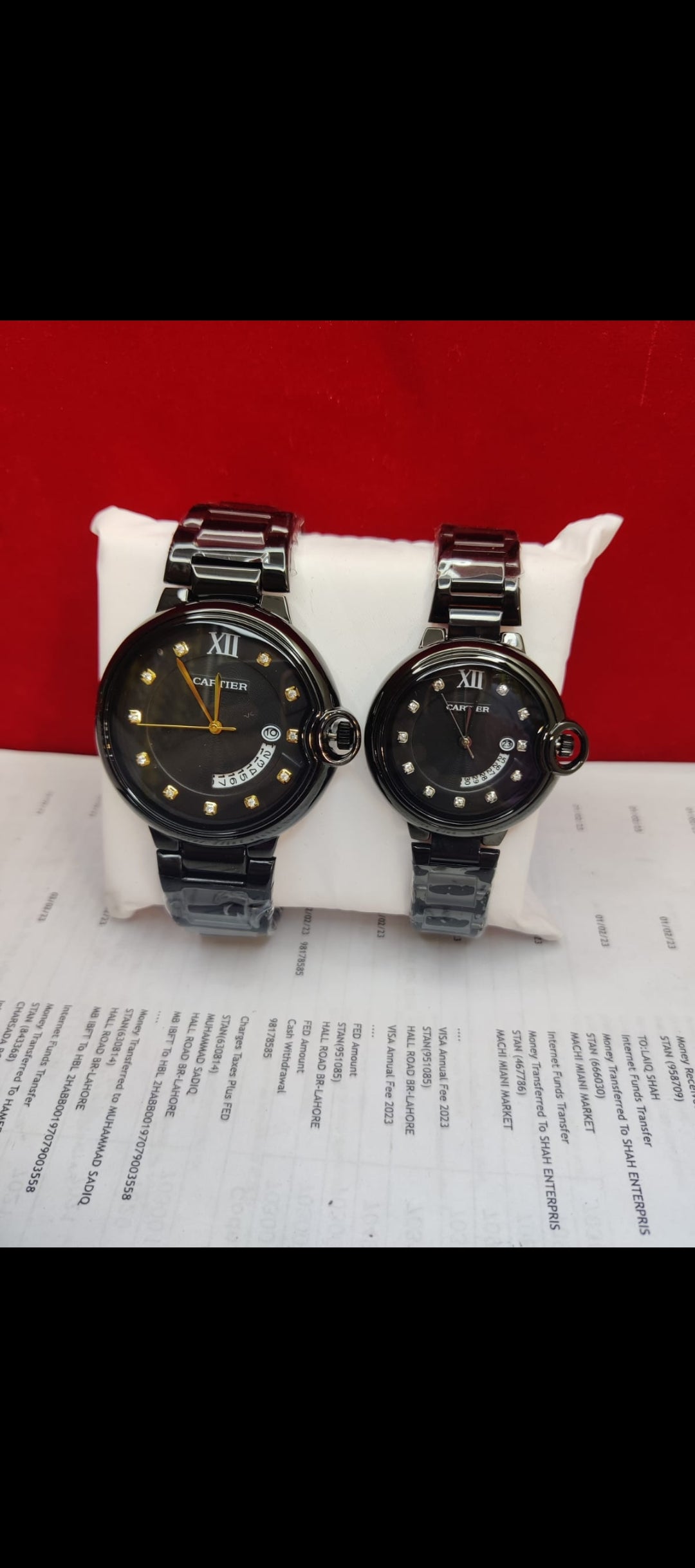 Cartier Ballon Bleu Black Edition – Luxury Couple Watches