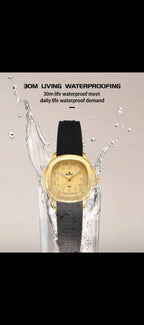 SEASTAR Matte Chocolate Brown Cushion-Case Sports Watch