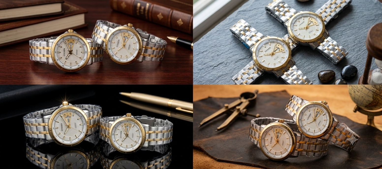 "A Study in Steel and Gold: Four Curated Watch