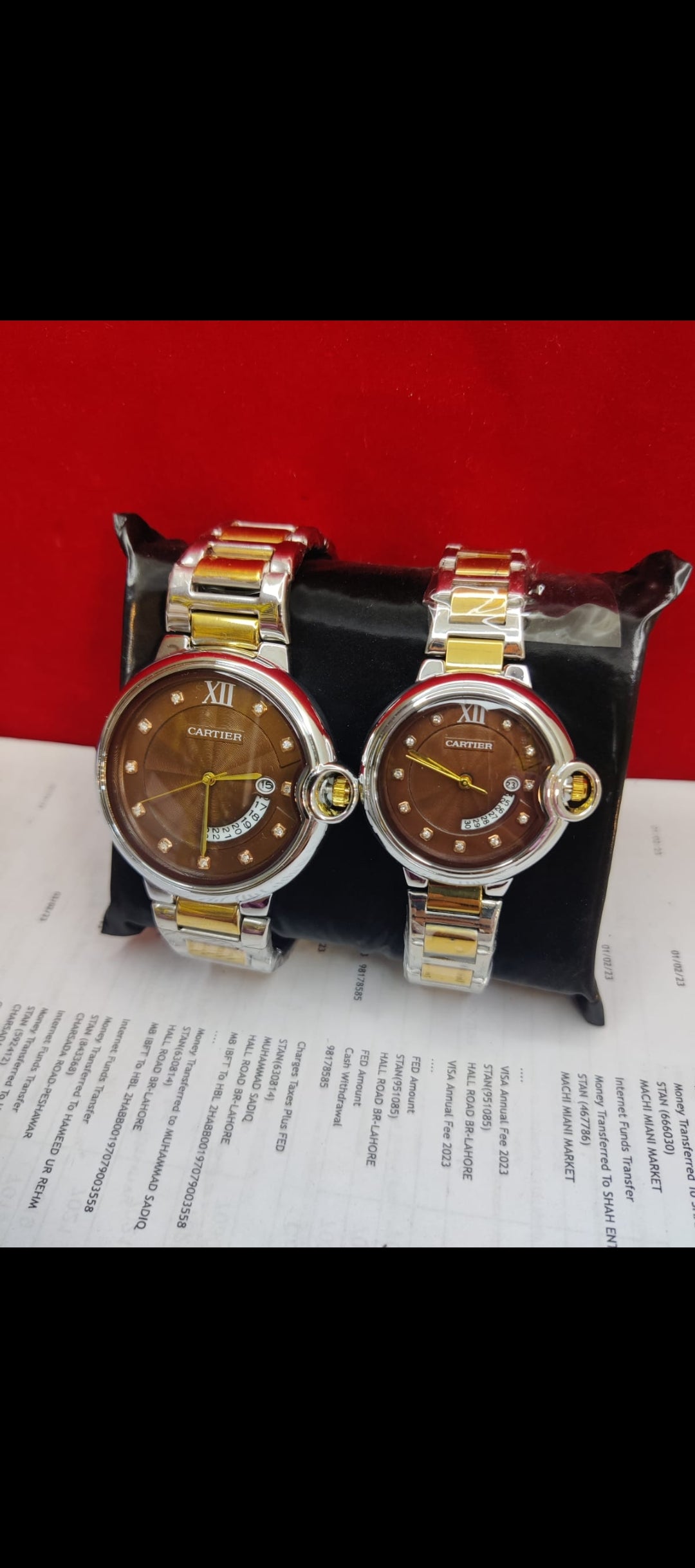 Cartier Ballon Bleu Black Edition – Luxury Couple Watches