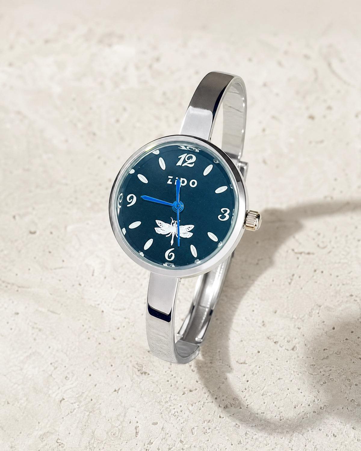 ZIDO Silver-Tone Bee Motif Women's Watch