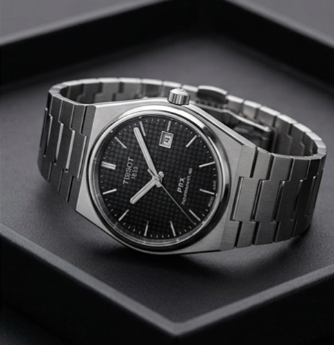 Tissot PRX Powermatic 80 – Black Waffle Dial