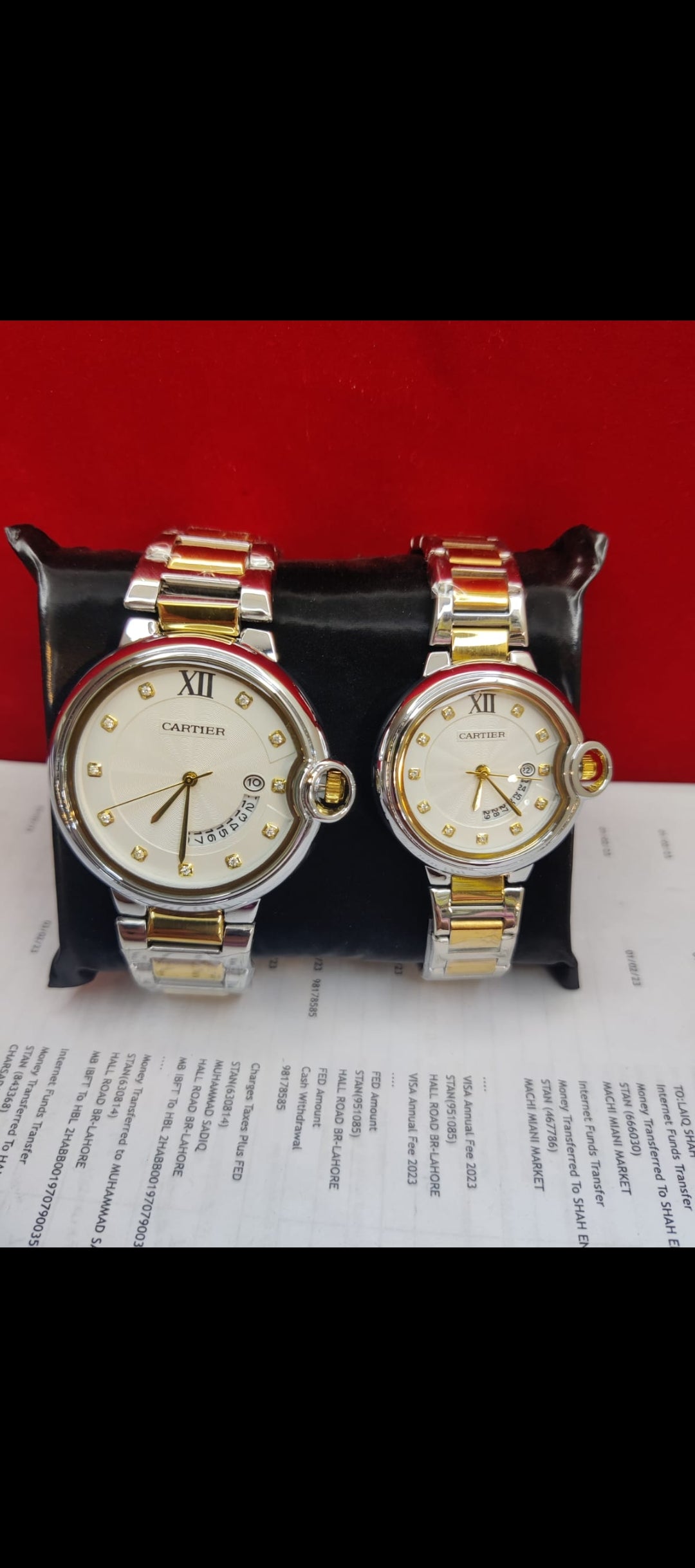 Cartier Ballon Bleu Black Edition – Luxury Couple Watches