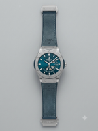 Hublot Classic Fusion Titanium Deep Blue Skeleton